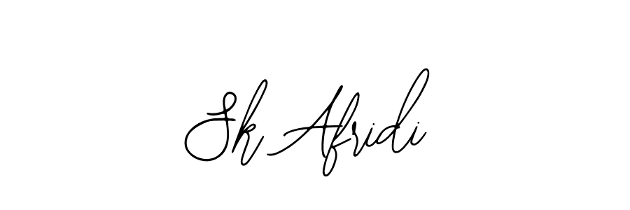 Design your own signature with our free online signature maker. With this signature software, you can create a handwritten (Bearetta-2O07w) signature for name Sk Afridi. Sk Afridi signature style 12 images and pictures png