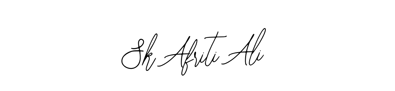 The best way (Bearetta-2O07w) to make a short signature is to pick only two or three words in your name. The name Sk Afriti Ali include a total of six letters. For converting this name. Sk Afriti Ali signature style 12 images and pictures png