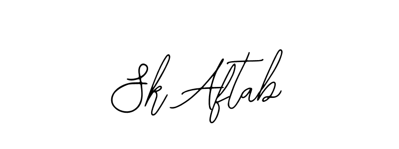 Bearetta-2O07w is a professional signature style that is perfect for those who want to add a touch of class to their signature. It is also a great choice for those who want to make their signature more unique. Get Sk Aftab name to fancy signature for free. Sk Aftab signature style 12 images and pictures png