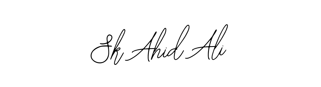 Design your own signature with our free online signature maker. With this signature software, you can create a handwritten (Bearetta-2O07w) signature for name Sk Ahid Ali. Sk Ahid Ali signature style 12 images and pictures png