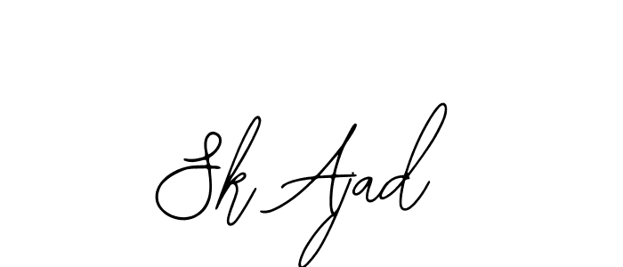 Make a beautiful signature design for name Sk Ajad. Use this online signature maker to create a handwritten signature for free. Sk Ajad signature style 12 images and pictures png