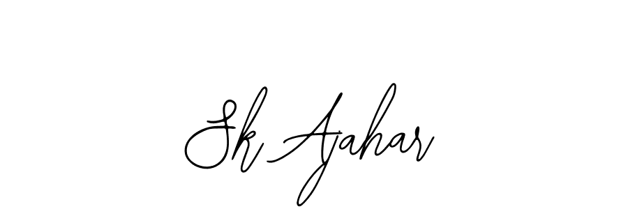 Similarly Bearetta-2O07w is the best handwritten signature design. Signature creator online .You can use it as an online autograph creator for name Sk Ajahar. Sk Ajahar signature style 12 images and pictures png