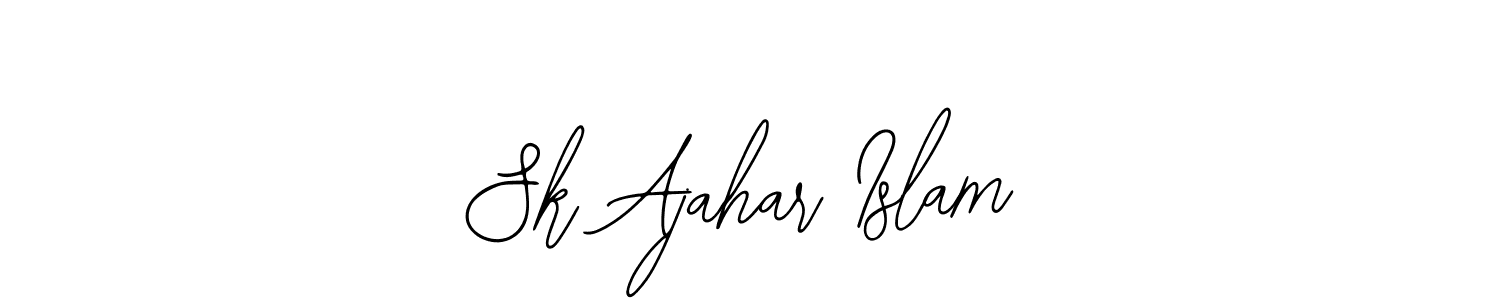 Create a beautiful signature design for name Sk Ajahar Islam. With this signature (Bearetta-2O07w) fonts, you can make a handwritten signature for free. Sk Ajahar Islam signature style 12 images and pictures png