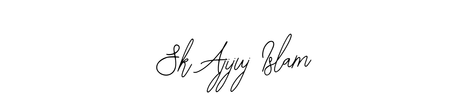 Sk Ajijuj Islam stylish signature style. Best Handwritten Sign (Bearetta-2O07w) for my name. Handwritten Signature Collection Ideas for my name Sk Ajijuj Islam. Sk Ajijuj Islam signature style 12 images and pictures png