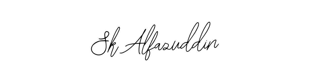 Use a signature maker to create a handwritten signature online. With this signature software, you can design (Bearetta-2O07w) your own signature for name Sk Alfazuddin. Sk Alfazuddin signature style 12 images and pictures png