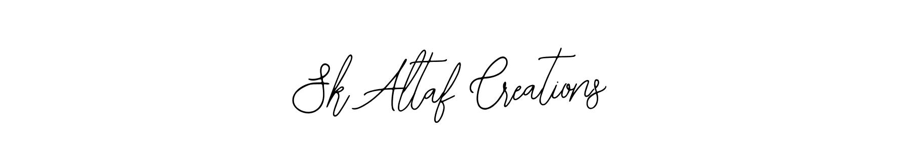 if you are searching for the best signature style for your name Sk Altaf Creations. so please give up your signature search. here we have designed multiple signature styles  using Bearetta-2O07w. Sk Altaf Creations signature style 12 images and pictures png