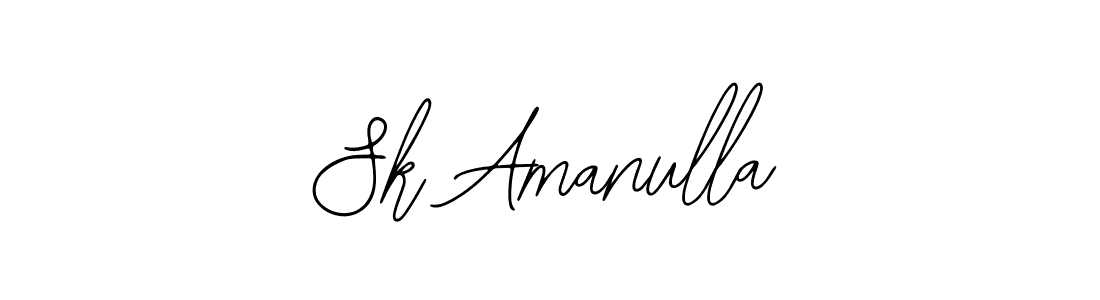 Sk Amanulla stylish signature style. Best Handwritten Sign (Bearetta-2O07w) for my name. Handwritten Signature Collection Ideas for my name Sk Amanulla. Sk Amanulla signature style 12 images and pictures png