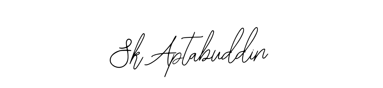 Also we have Sk Aptabuddin name is the best signature style. Create professional handwritten signature collection using Bearetta-2O07w autograph style. Sk Aptabuddin signature style 12 images and pictures png
