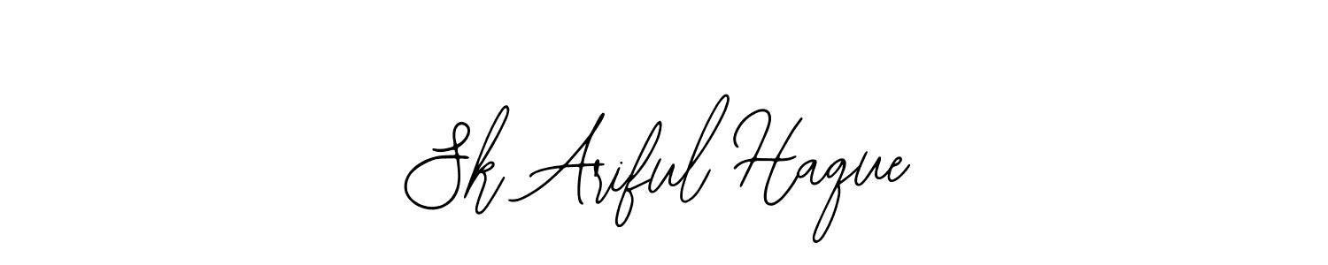 Use a signature maker to create a handwritten signature online. With this signature software, you can design (Bearetta-2O07w) your own signature for name Sk Ariful Haque. Sk Ariful Haque signature style 12 images and pictures png
