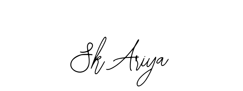 Use a signature maker to create a handwritten signature online. With this signature software, you can design (Bearetta-2O07w) your own signature for name Sk Ariya. Sk Ariya signature style 12 images and pictures png