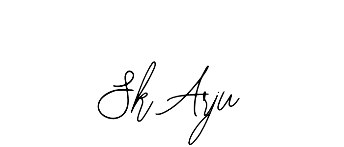 if you are searching for the best signature style for your name Sk Arju. so please give up your signature search. here we have designed multiple signature styles  using Bearetta-2O07w. Sk Arju signature style 12 images and pictures png