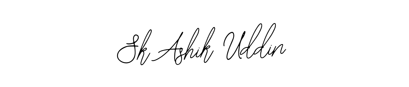 Sk Ashik Uddin stylish signature style. Best Handwritten Sign (Bearetta-2O07w) for my name. Handwritten Signature Collection Ideas for my name Sk Ashik Uddin. Sk Ashik Uddin signature style 12 images and pictures png