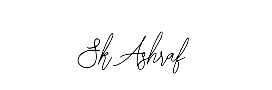 Also You can easily find your signature by using the search form. We will create Sk Ashraf name handwritten signature images for you free of cost using Bearetta-2O07w sign style. Sk Ashraf signature style 12 images and pictures png