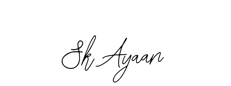 Design your own signature with our free online signature maker. With this signature software, you can create a handwritten (Bearetta-2O07w) signature for name Sk Ayaan. Sk Ayaan signature style 12 images and pictures png