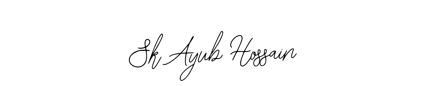 The best way (Bearetta-2O07w) to make a short signature is to pick only two or three words in your name. The name Sk Ayub Hossain include a total of six letters. For converting this name. Sk Ayub Hossain signature style 12 images and pictures png