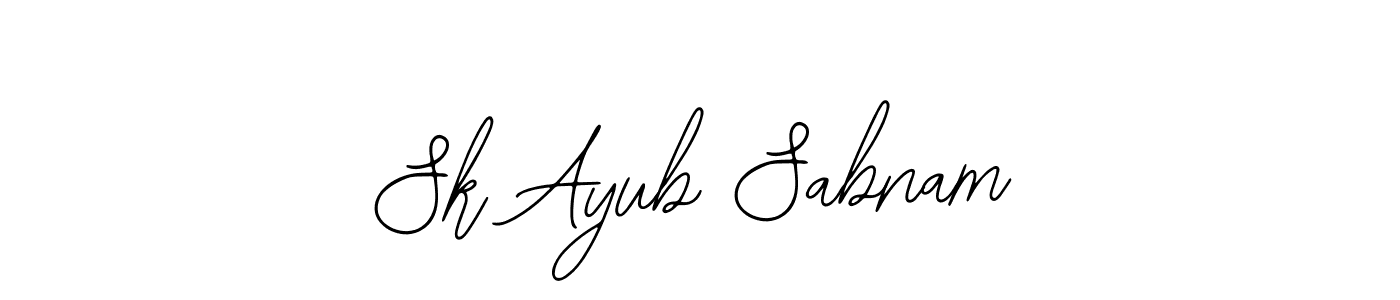 It looks lik you need a new signature style for name Sk Ayub Sabnam. Design unique handwritten (Bearetta-2O07w) signature with our free signature maker in just a few clicks. Sk Ayub Sabnam signature style 12 images and pictures png