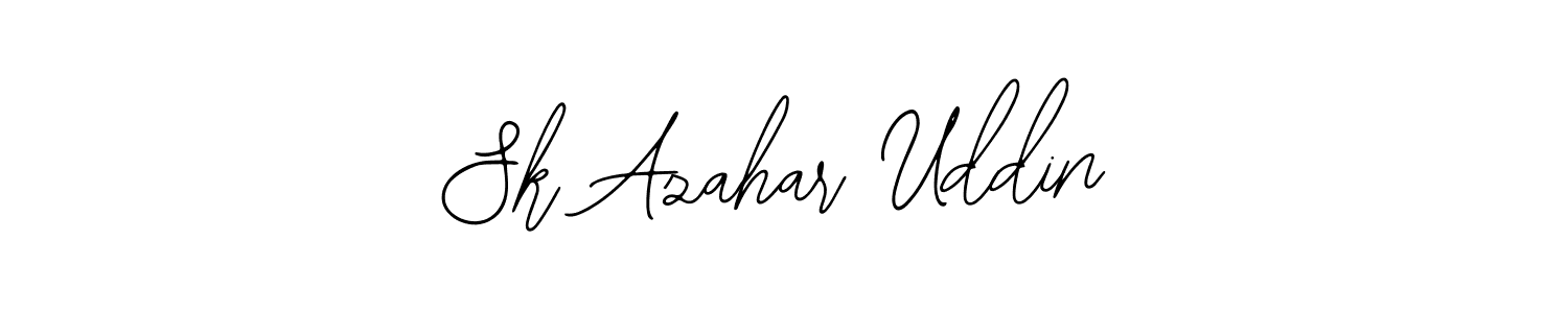 Use a signature maker to create a handwritten signature online. With this signature software, you can design (Bearetta-2O07w) your own signature for name Sk Azahar Uddin. Sk Azahar Uddin signature style 12 images and pictures png