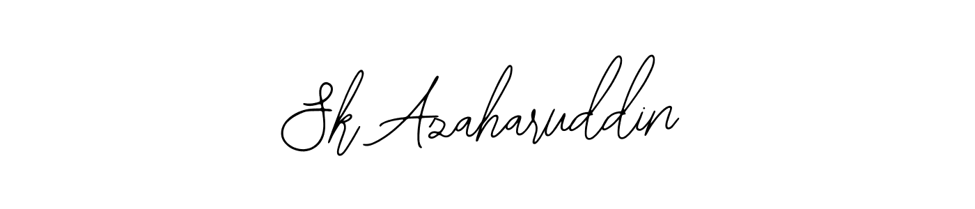 Sk Azaharuddin stylish signature style. Best Handwritten Sign (Bearetta-2O07w) for my name. Handwritten Signature Collection Ideas for my name Sk Azaharuddin. Sk Azaharuddin signature style 12 images and pictures png