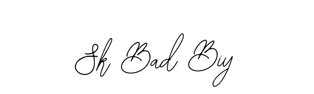 Make a beautiful signature design for name Sk Bad Biy. Use this online signature maker to create a handwritten signature for free. Sk Bad Biy signature style 12 images and pictures png
