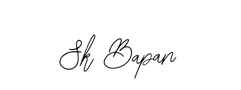 The best way (Bearetta-2O07w) to make a short signature is to pick only two or three words in your name. The name Sk Bapan include a total of six letters. For converting this name. Sk Bapan signature style 12 images and pictures png