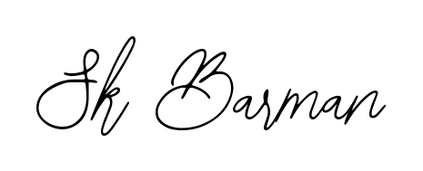 The Bearetta-2O07w font transforms the name Sk Barman into an executive sign with sharp precision and distinguished character. Sk Barman signature style 12 images and pictures png