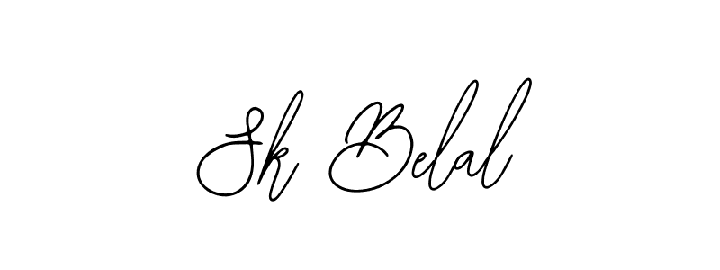 You should practise on your own different ways (Bearetta-2O07w) to write your name (Sk Belal) in signature. don't let someone else do it for you. Sk Belal signature style 12 images and pictures png