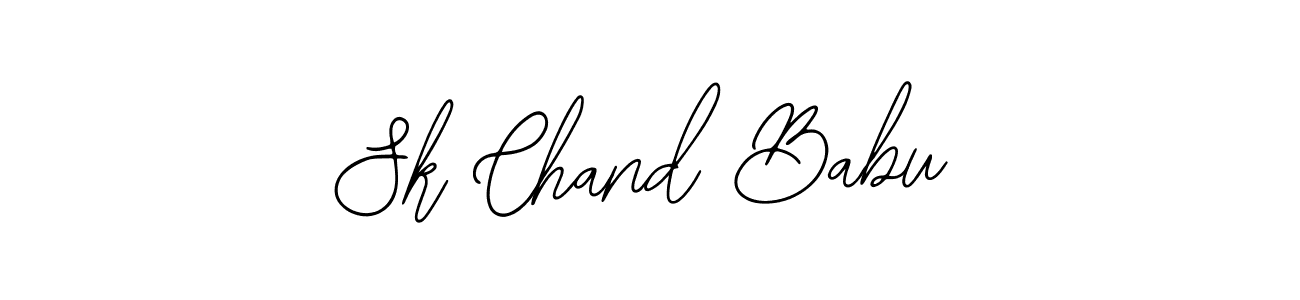 Sk Chand Babu stylish signature style. Best Handwritten Sign (Bearetta-2O07w) for my name. Handwritten Signature Collection Ideas for my name Sk Chand Babu. Sk Chand Babu signature style 12 images and pictures png