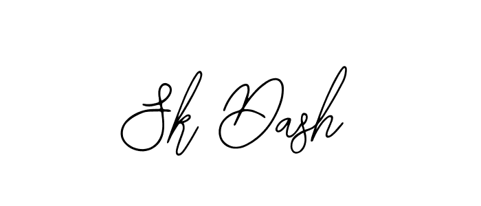 How to make Sk Dash name signature. Use Bearetta-2O07w style for creating short signs online. This is the latest handwritten sign. Sk Dash signature style 12 images and pictures png