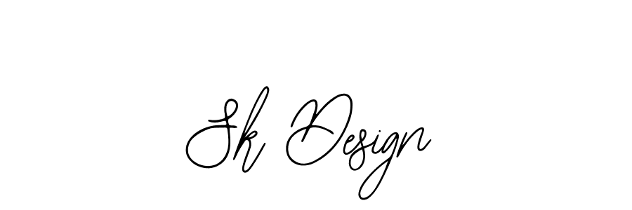 Sk Design stylish signature style. Best Handwritten Sign (Bearetta-2O07w) for my name. Handwritten Signature Collection Ideas for my name Sk Design. Sk Design signature style 12 images and pictures png