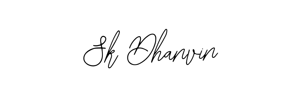Create a beautiful signature design for name Sk Dhanvin. With this signature (Bearetta-2O07w) fonts, you can make a handwritten signature for free. Sk Dhanvin signature style 12 images and pictures png
