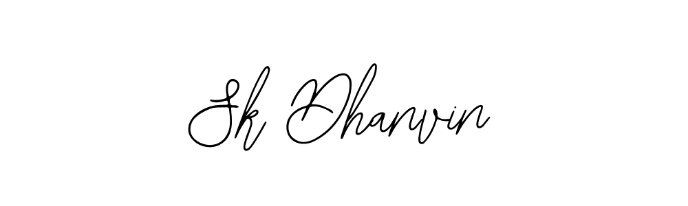 Create a beautiful signature design for name Sk Dhanvin. With this signature (Bearetta-2O07w) fonts, you can make a handwritten signature for free. Sk Dhanvin signature style 12 images and pictures png