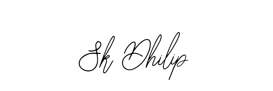 Design your own signature with our free online signature maker. With this signature software, you can create a handwritten (Bearetta-2O07w) signature for name Sk Dhilip. Sk Dhilip signature style 12 images and pictures png