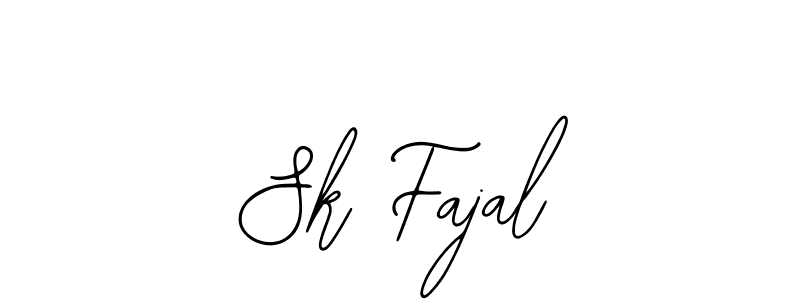 How to make Sk Fajal name signature. Use Bearetta-2O07w style for creating short signs online. This is the latest handwritten sign. Sk Fajal signature style 12 images and pictures png