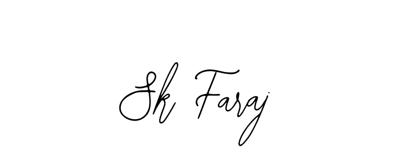 Design your own signature with our free online signature maker. With this signature software, you can create a handwritten (Bearetta-2O07w) signature for name Sk Faraj. Sk Faraj signature style 12 images and pictures png