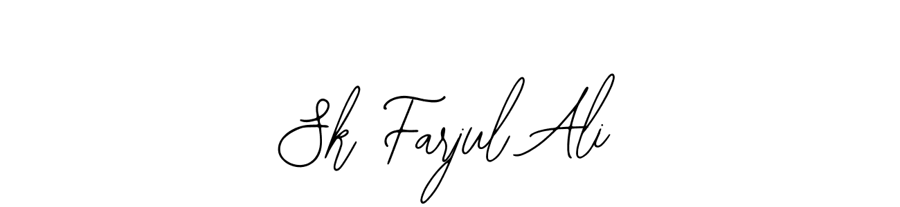 Use a signature maker to create a handwritten signature online. With this signature software, you can design (Bearetta-2O07w) your own signature for name Sk Farjul Ali. Sk Farjul Ali signature style 12 images and pictures png