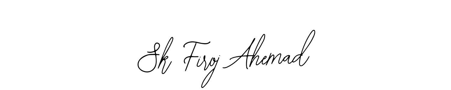 Also we have Sk Firoj Ahemad name is the best signature style. Create professional handwritten signature collection using Bearetta-2O07w autograph style. Sk Firoj Ahemad signature style 12 images and pictures png