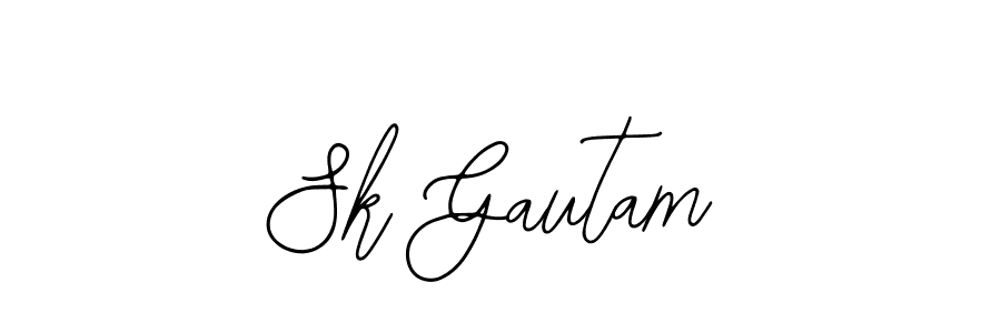 Make a beautiful signature design for name Sk Gautam. With this signature (Bearetta-2O07w) style, you can create a handwritten signature for free. Sk Gautam signature style 12 images and pictures png