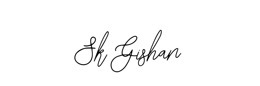 Create a beautiful signature design for name Sk Gishan. With this signature (Bearetta-2O07w) fonts, you can make a handwritten signature for free. Sk Gishan signature style 12 images and pictures png