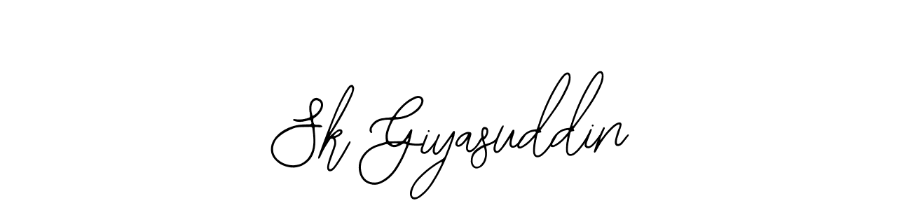 Use a signature maker to create a handwritten signature online. With this signature software, you can design (Bearetta-2O07w) your own signature for name Sk Giyasuddin. Sk Giyasuddin signature style 12 images and pictures png