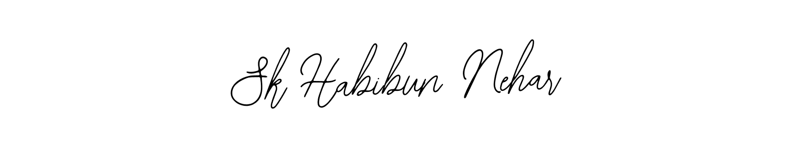 How to Draw Sk Habibun Nehar signature style? Bearetta-2O07w is a latest design signature styles for name Sk Habibun Nehar. Sk Habibun Nehar signature style 12 images and pictures png