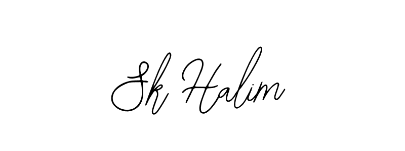 Use a signature maker to create a handwritten signature online. With this signature software, you can design (Bearetta-2O07w) your own signature for name Sk Halim. Sk Halim signature style 12 images and pictures png