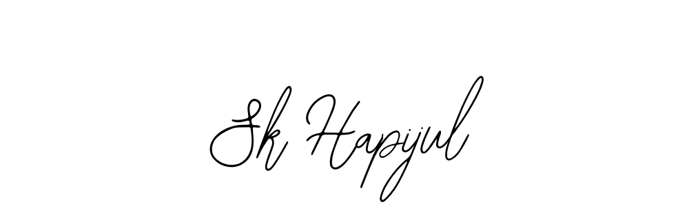 Bearetta-2O07w is a professional signature style that is perfect for those who want to add a touch of class to their signature. It is also a great choice for those who want to make their signature more unique. Get Sk Hapijul name to fancy signature for free. Sk Hapijul signature style 12 images and pictures png