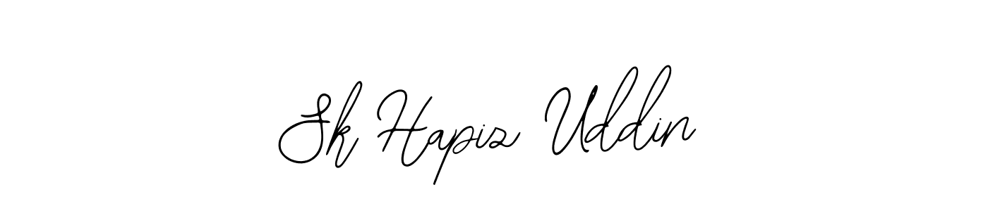 You should practise on your own different ways (Bearetta-2O07w) to write your name (Sk Hapiz Uddin) in signature. don't let someone else do it for you. Sk Hapiz Uddin signature style 12 images and pictures png