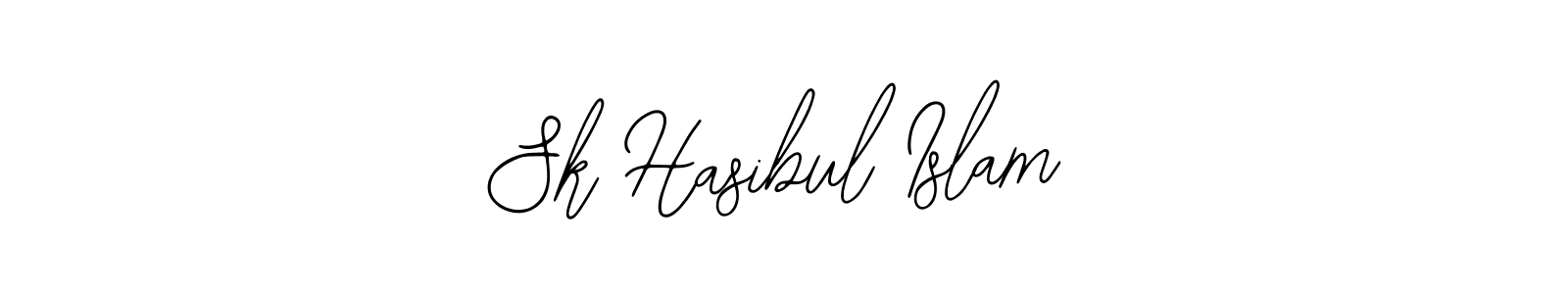 Use a signature maker to create a handwritten signature online. With this signature software, you can design (Bearetta-2O07w) your own signature for name Sk Hasibul Islam. Sk Hasibul Islam signature style 12 images and pictures png