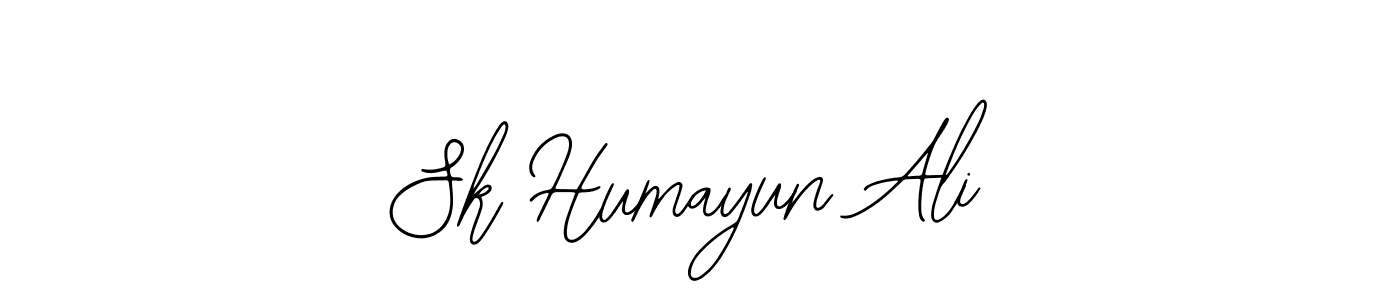 You should practise on your own different ways (Bearetta-2O07w) to write your name (Sk Humayun Ali) in signature. don't let someone else do it for you. Sk Humayun Ali signature style 12 images and pictures png