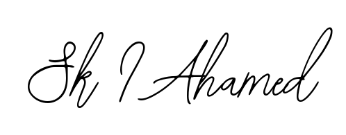 Download transparent PNG signature for name Sk I Ahamed styled with Bearetta-2O07w font. Ready to paste directly into PDF and Word agreements. Sk I Ahamed signature style 12 images and pictures png
