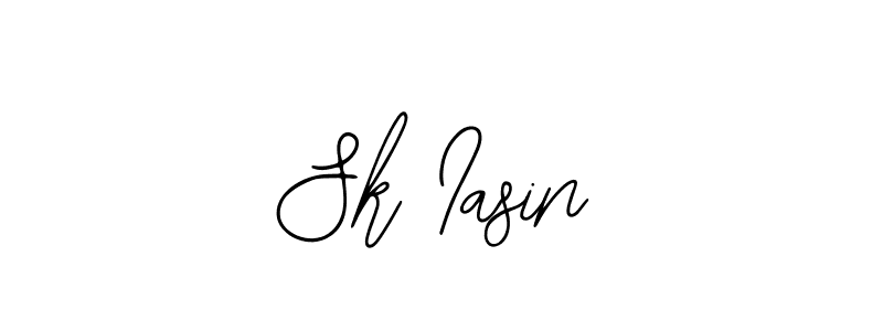 How to make Sk Iasin signature? Bearetta-2O07w is a professional autograph style. Create handwritten signature for Sk Iasin name. Sk Iasin signature style 12 images and pictures png