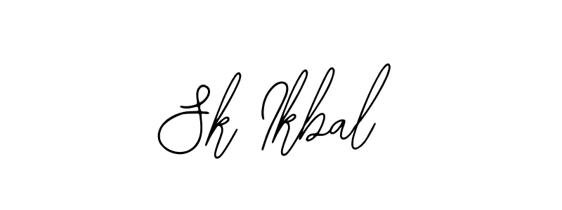 Use a signature maker to create a handwritten signature online. With this signature software, you can design (Bearetta-2O07w) your own signature for name Sk Ikbal. Sk Ikbal signature style 12 images and pictures png