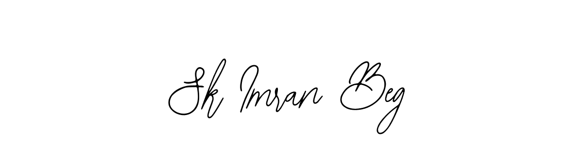 Design your own signature with our free online signature maker. With this signature software, you can create a handwritten (Bearetta-2O07w) signature for name Sk Imran Beg. Sk Imran Beg signature style 12 images and pictures png