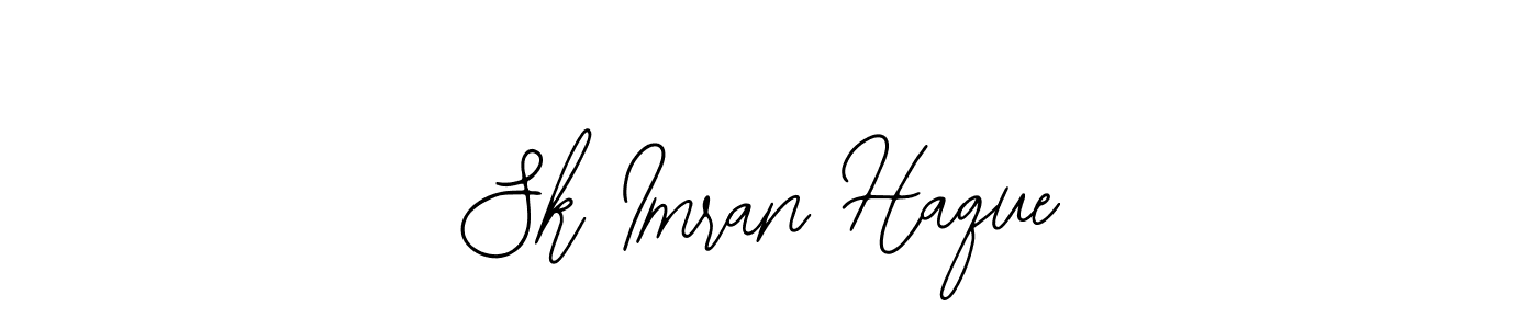 Design your own signature with our free online signature maker. With this signature software, you can create a handwritten (Bearetta-2O07w) signature for name Sk Imran Haque. Sk Imran Haque signature style 12 images and pictures png